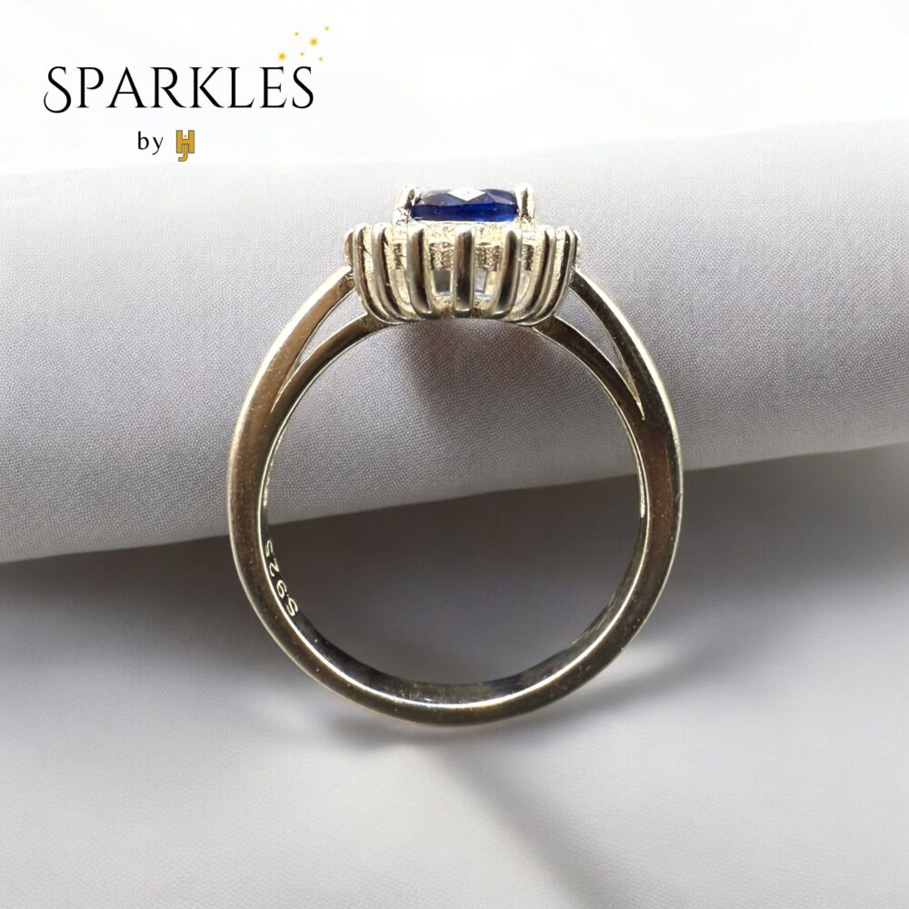 THE BLUE OVAL RING - 925 - Image 2