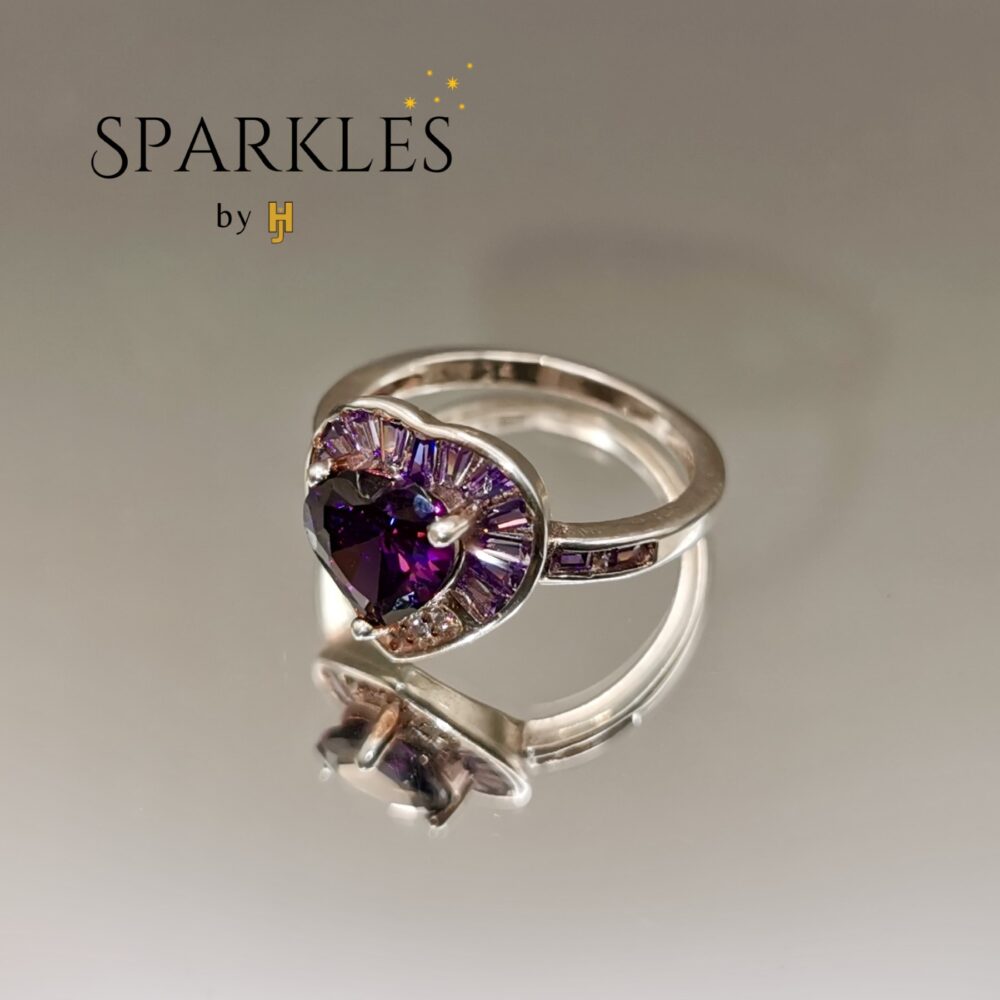 THE PURPLE HEART RING - 925 - Image 2