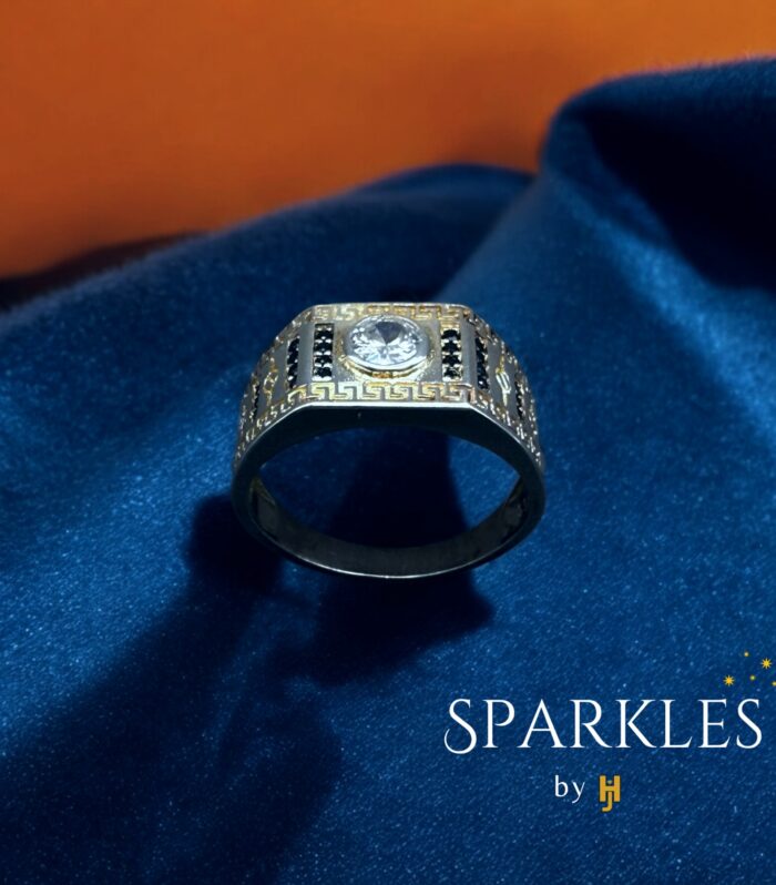 ITALIAN SILVER MEN`S RING - 925