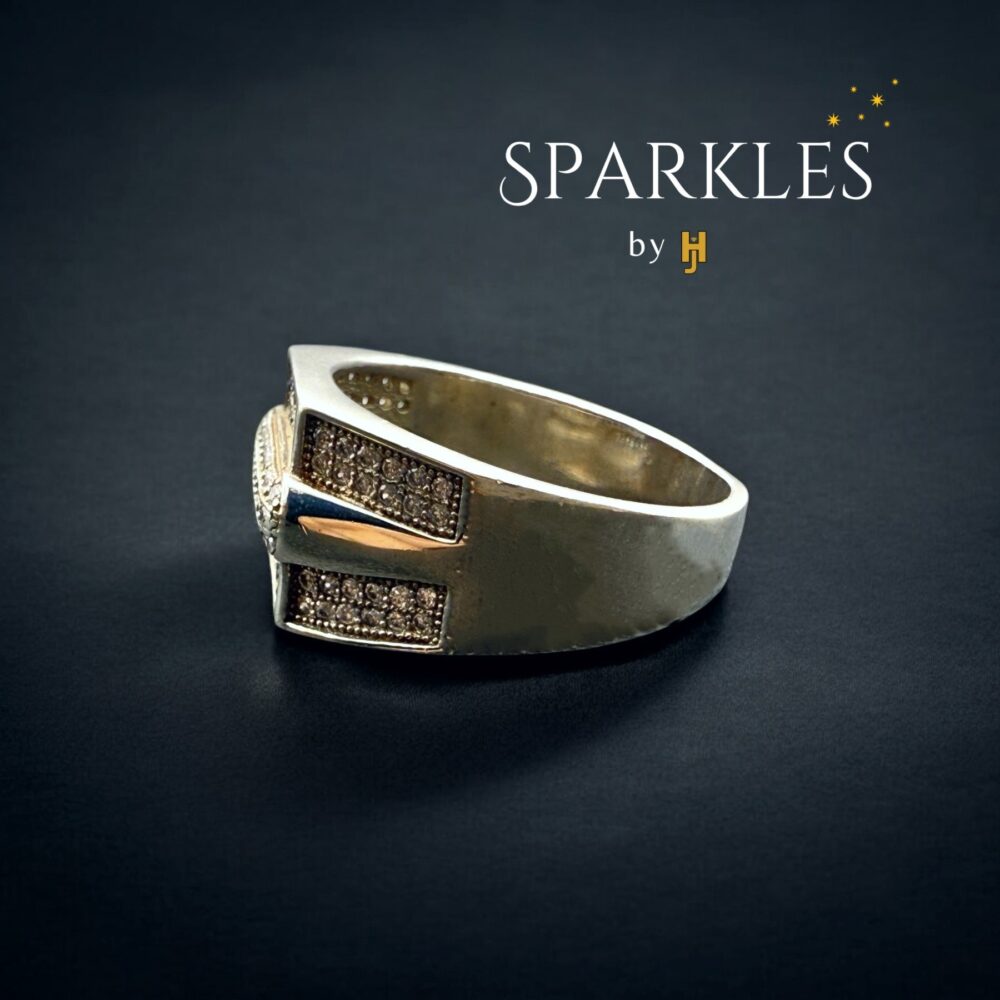 ITALIAN SILVER RING - 925 - Image 3