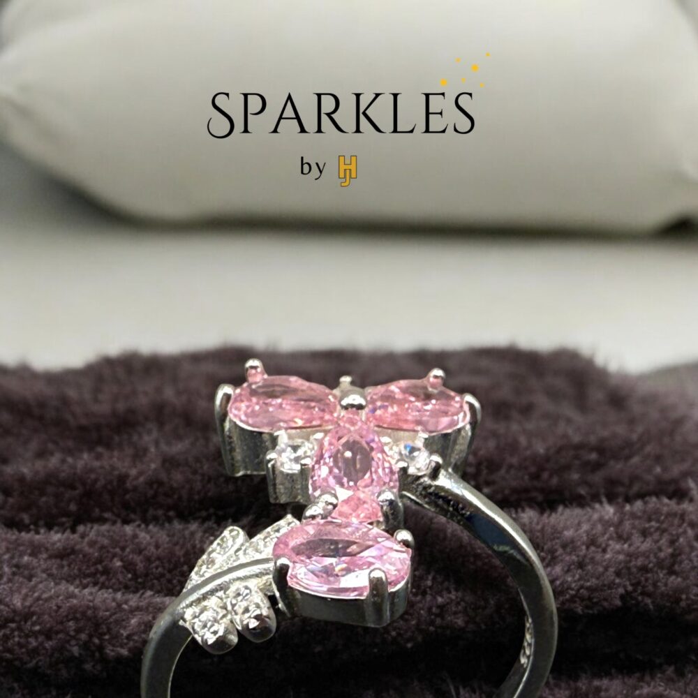 PINK COCKTAIL RING - 925 - Image 2