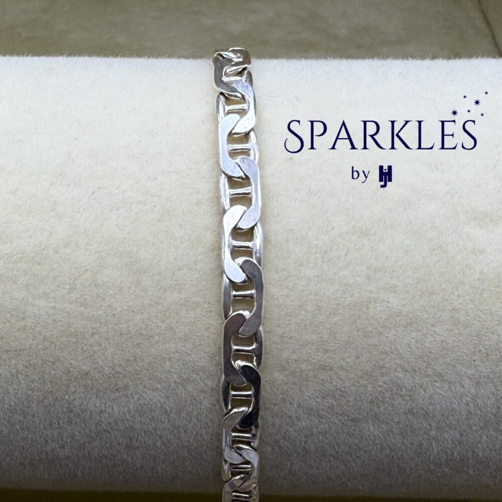 FLAT LINKED BRACELET - 925 - Image 4
