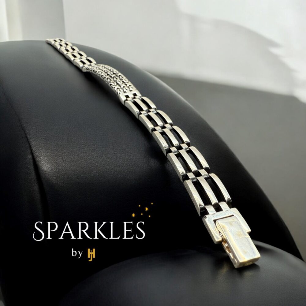 SILVER MEN`S BRACELET - 925 - Image 4