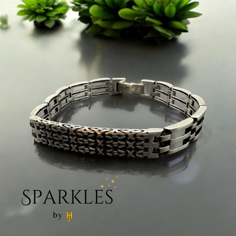 SILVER MEN`S BRACELET - 925