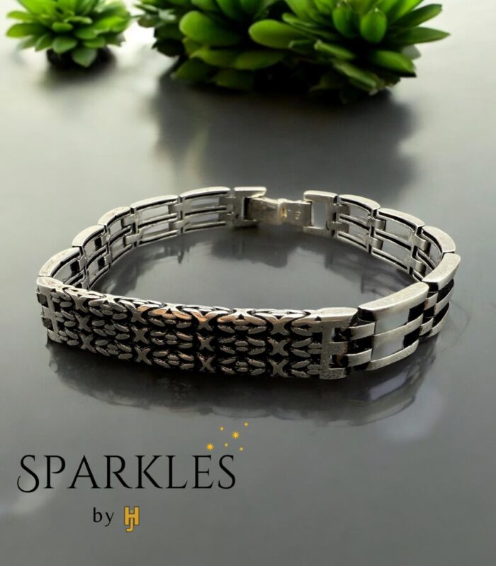 SILVER MEN`S BRACELET - 925