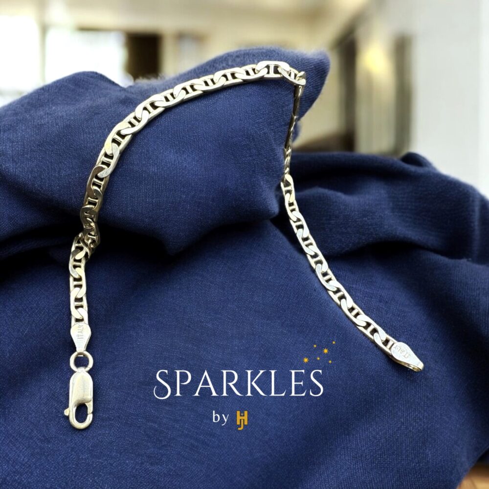FLAT LINKED BRACELET - 925 - Image 2