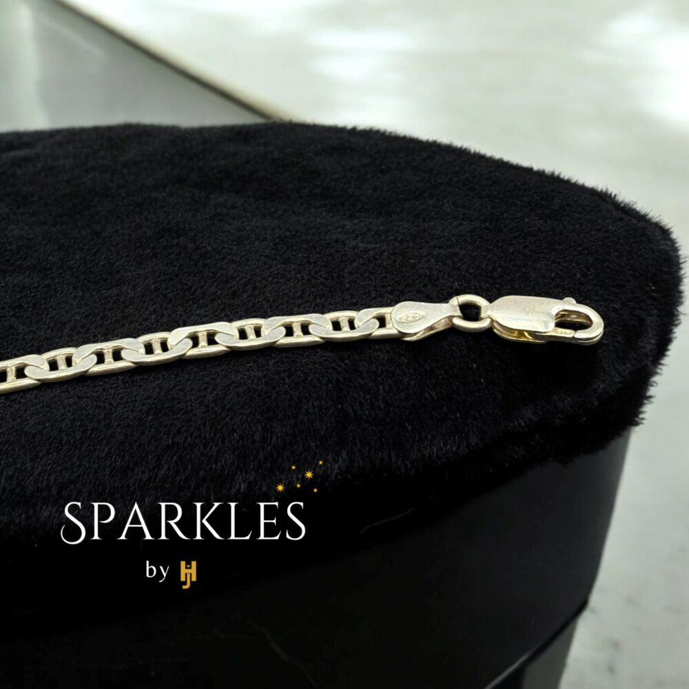 FLAT LINKED BRACELET - 925 - Image 3