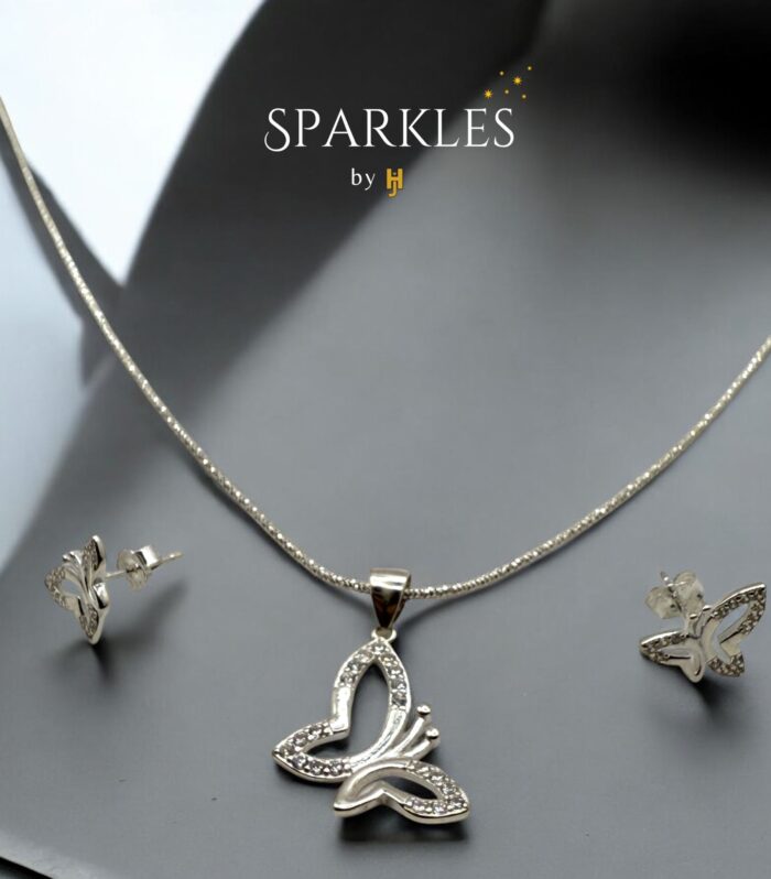BUTTERFLY LOCKET SET - 925