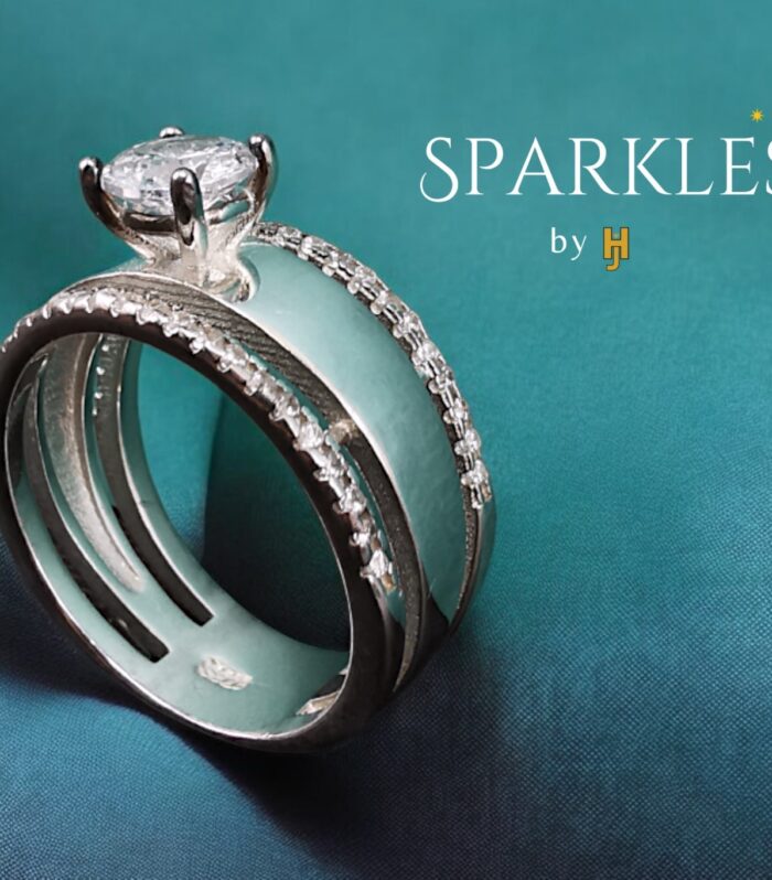SANDWICHED SOLITAIRE - 925