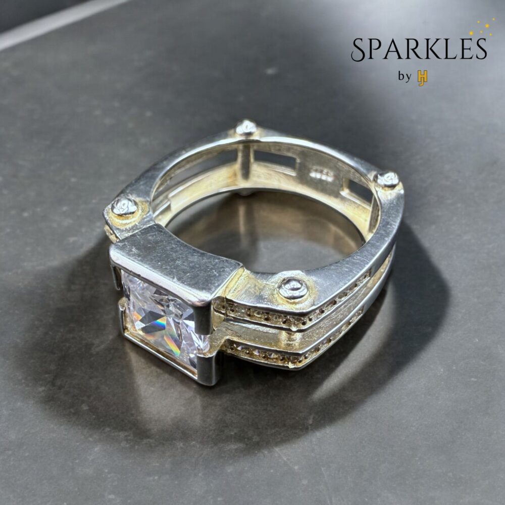 THE PRINCESS CUT SOLITAIRE - 925 - Image 3