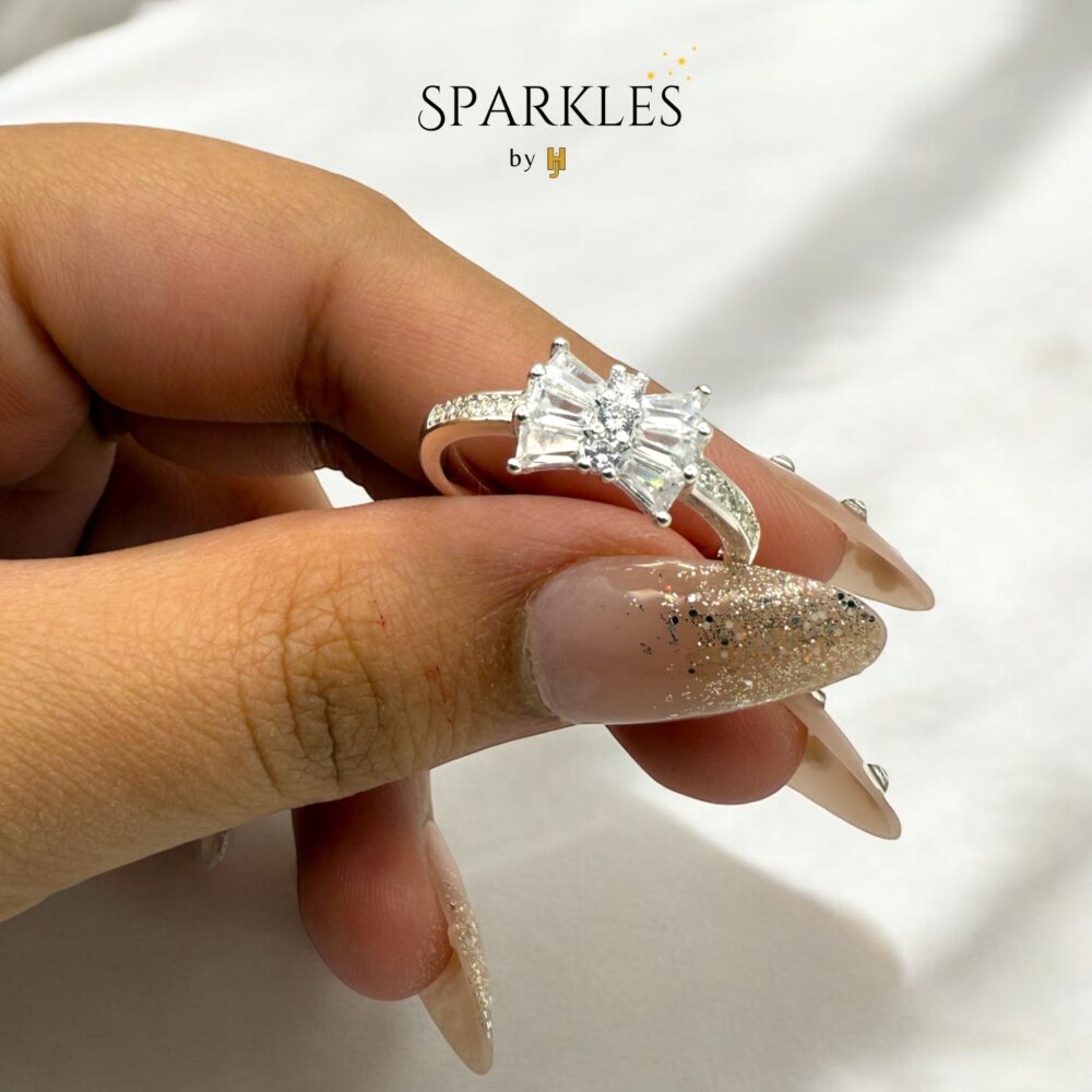 TAPERED TIE RING - 925