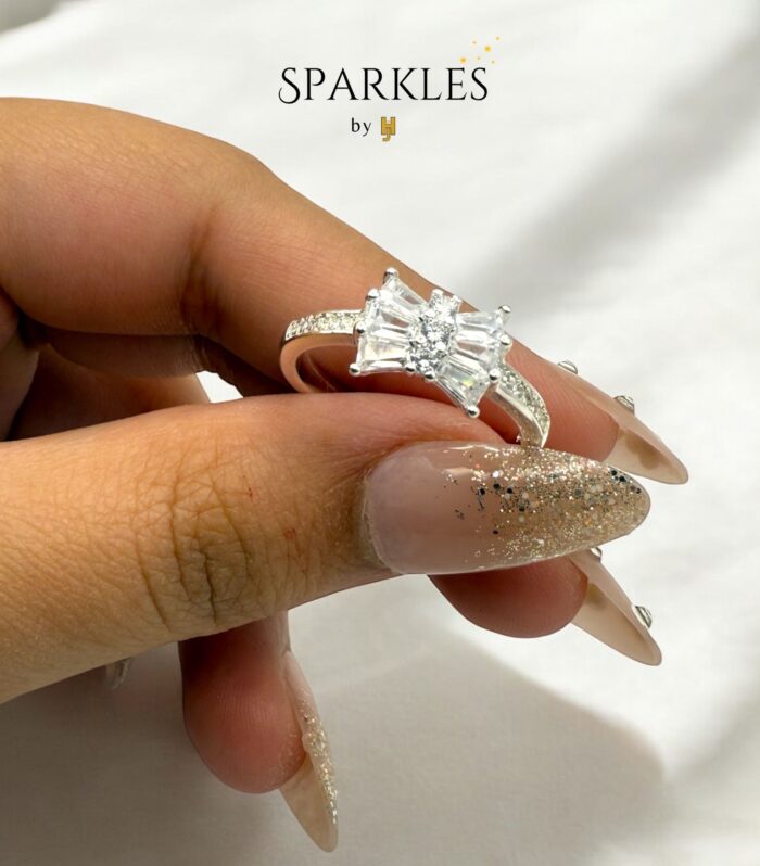TAPERED TIE RING - 925
