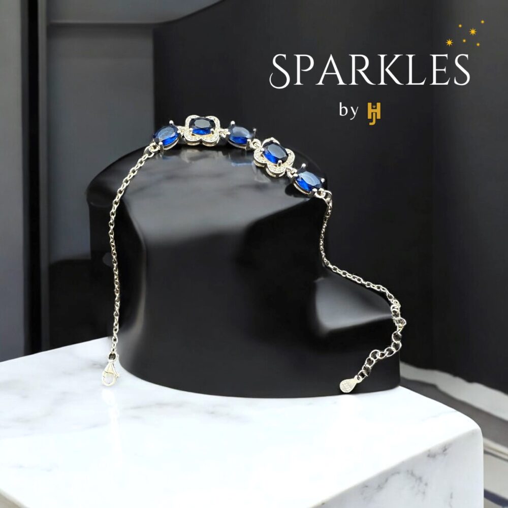 SAPPHIRE IMPRESSION BRACELET - 925