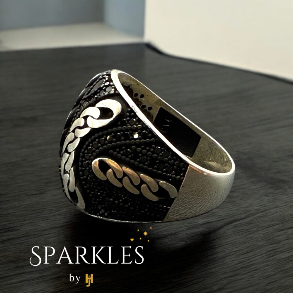 CUBAN IMPRESSION RING - 925 - Image 3