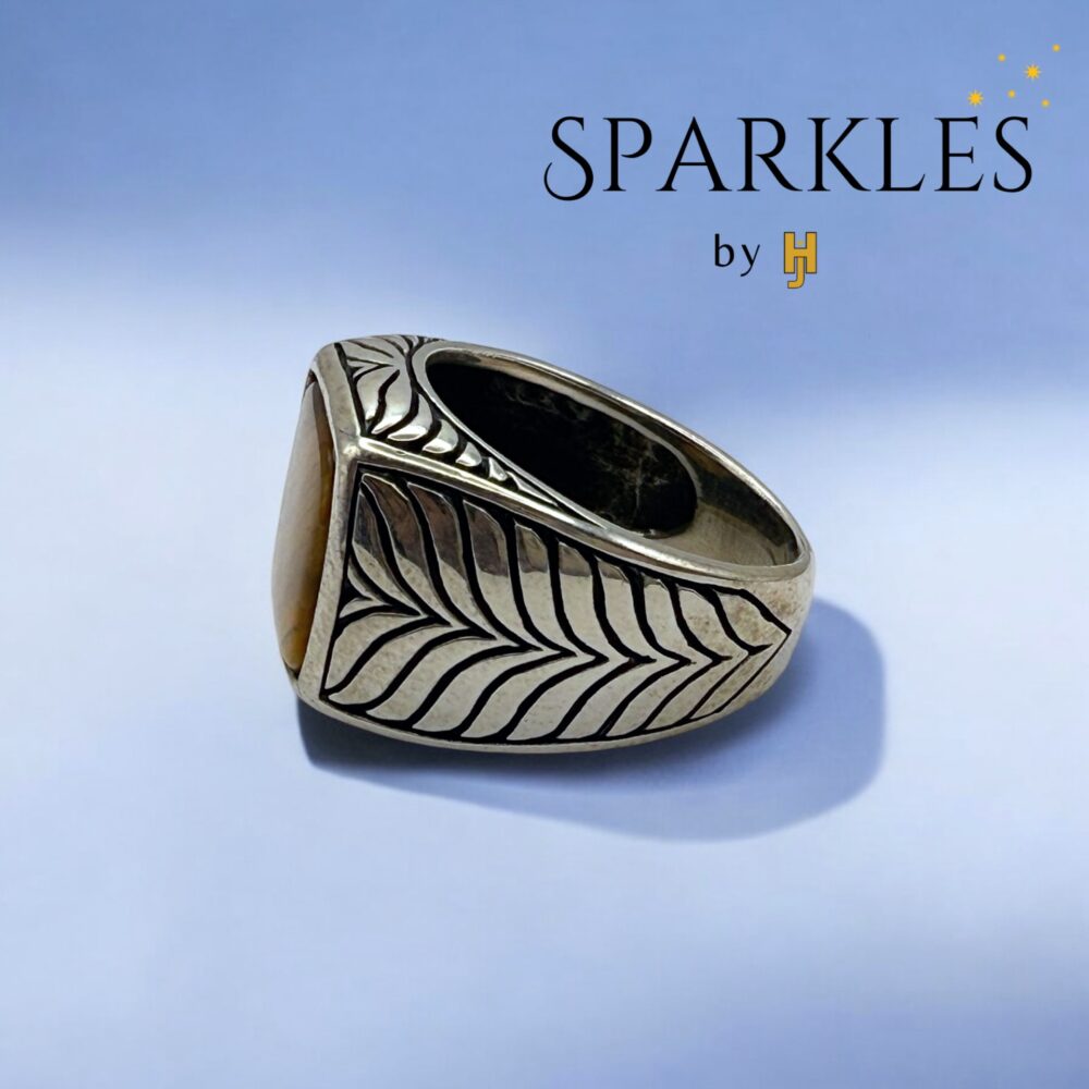 TIGER EYE RING - 925 - Image 3