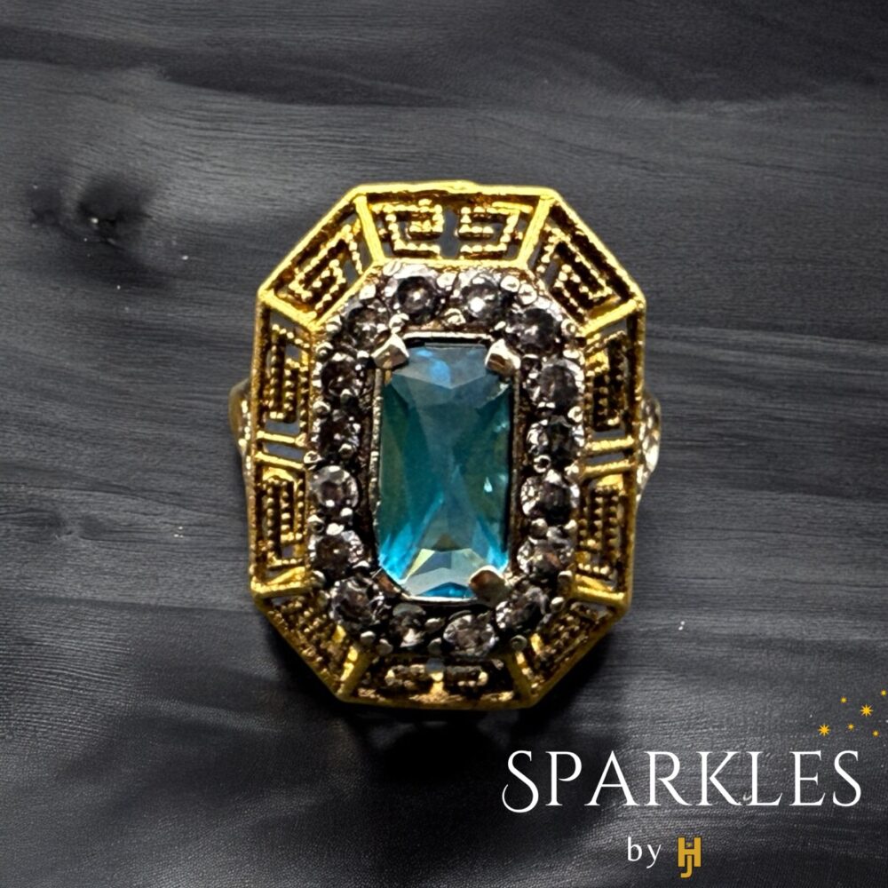 BLUE WAVES RING - 925 - Image 3