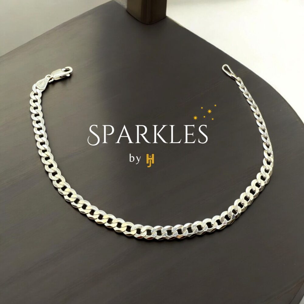 LIGHT CUBAN BRACELET - 925