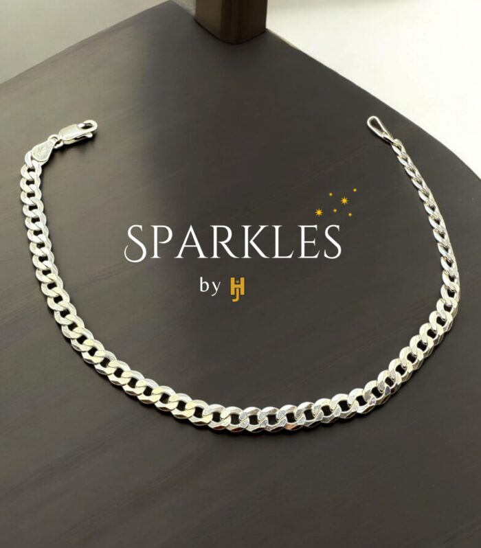 LIGHT CUBAN BRACELET - 925