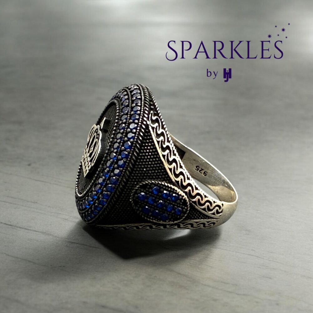 THE BLUE CROWN RING - 925 - Image 3