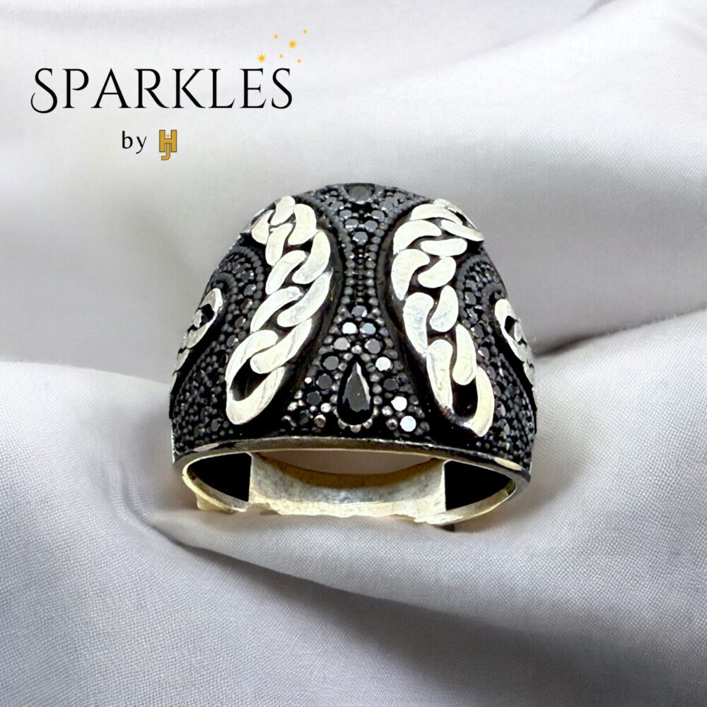 CUBAN IMPRESSION RING - 925 - Image 2