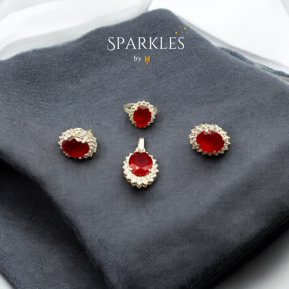 FAMOUS RED LOCKET SET - 925