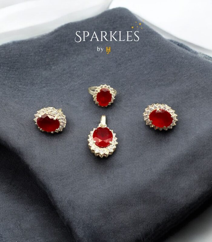 FAMOUS RED LOCKET SET - 925