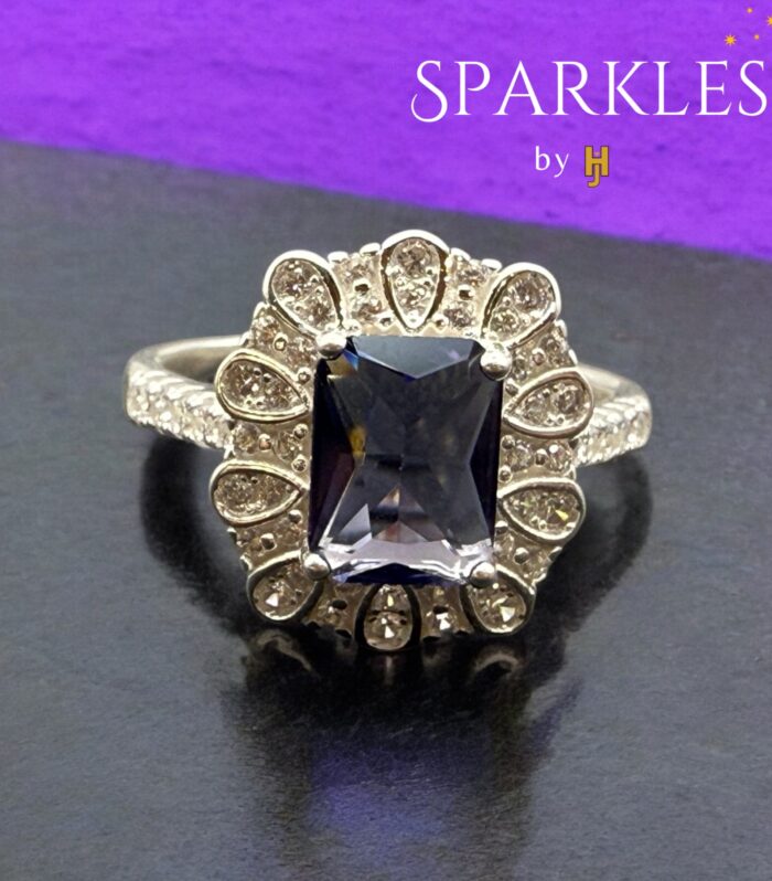 PURPLE BLISS RING - 925